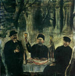Feast of Three Townsmen, Set in a Forest