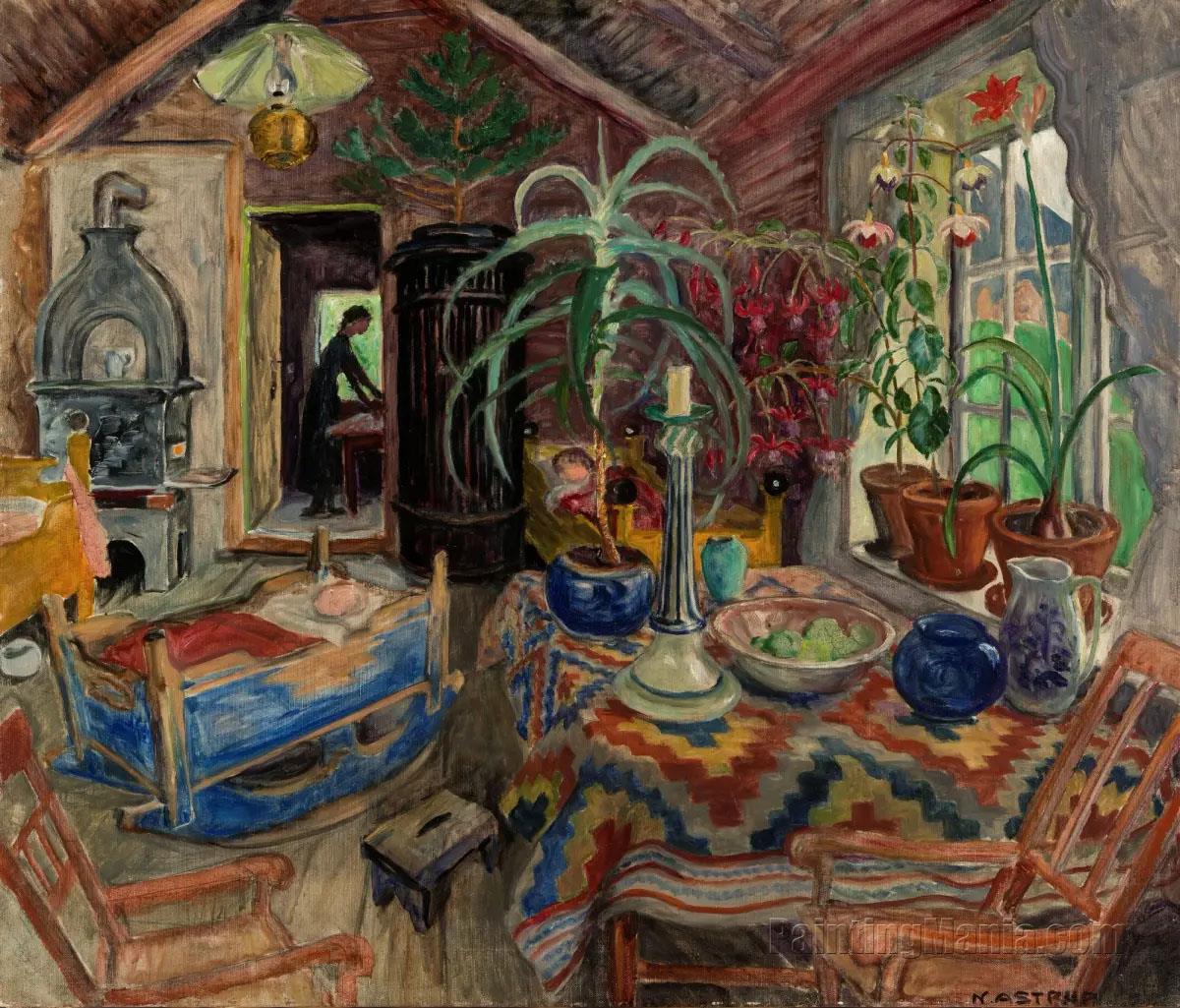 Interior with Cradle (Interior med vugge)