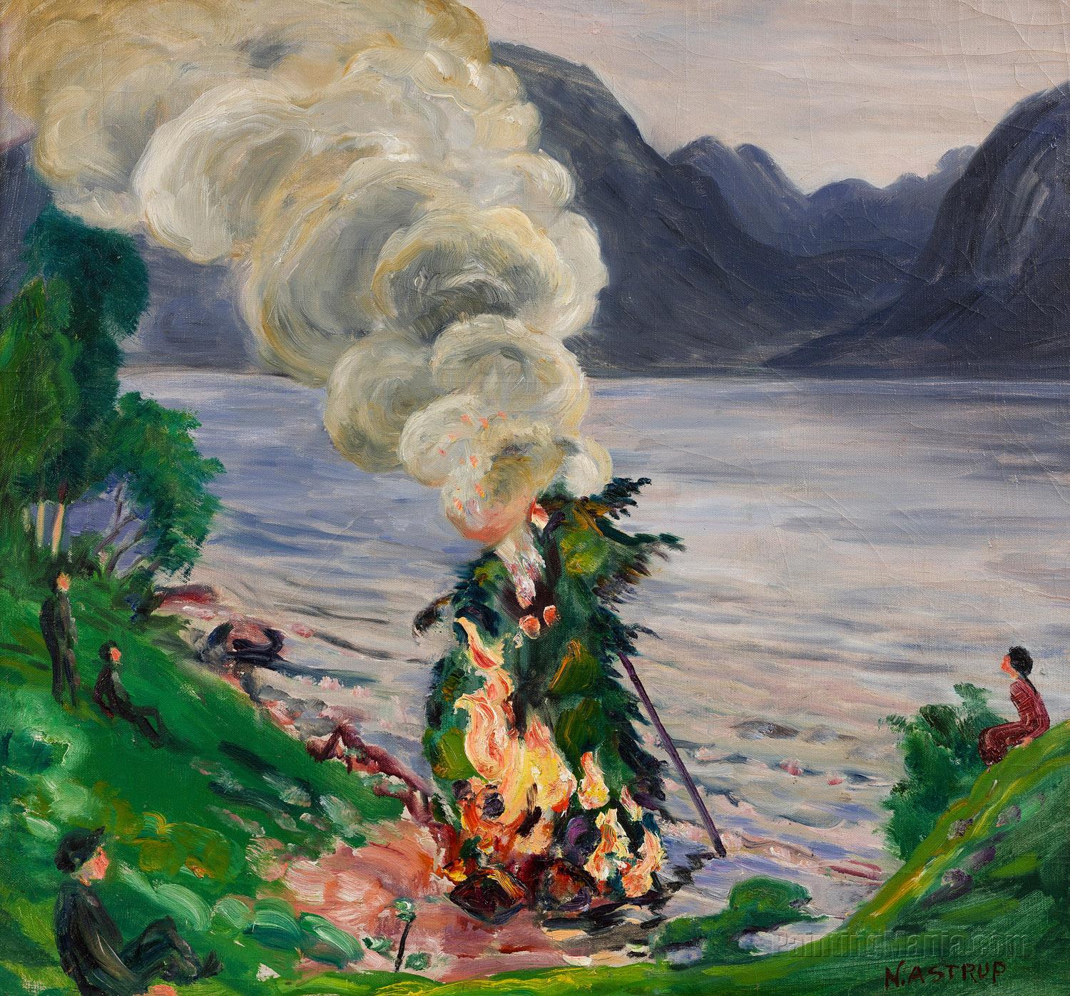 St.Hans Bonfire by Jolstervannet