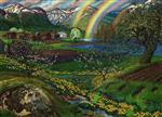 soleier og regnbue (buttercups and rainbow)