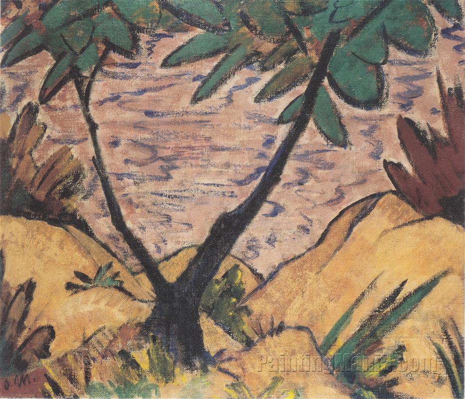 Landscape with a Forked Tree
