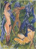 Three Female Nudes (Drei Weibliche Akte)