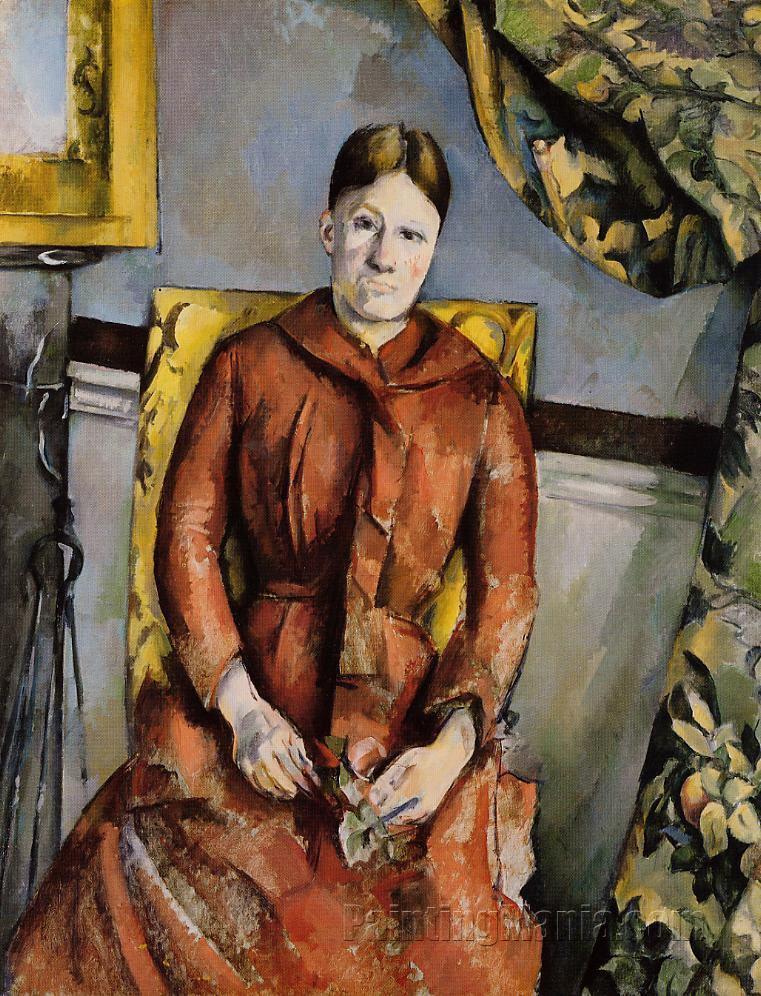 Madame Cezanne in a Yellow Chair 1