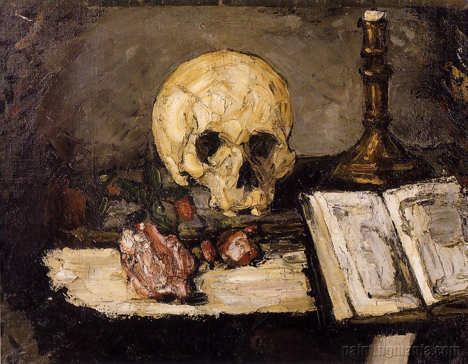 Still Life with Skull and Candlestick