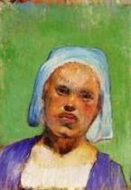 Portrait of a Pont-Aven Woman (Marie Louarn?)