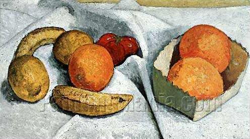 Still Life with Oranges, Bananas, Lemons and Tomatoes