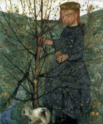 Farmer's Child with a Rabbit