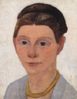 Self-Portrait with Amber Necklace