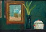 Still Life with Sugar Bowl and Hyacinth in a Glass