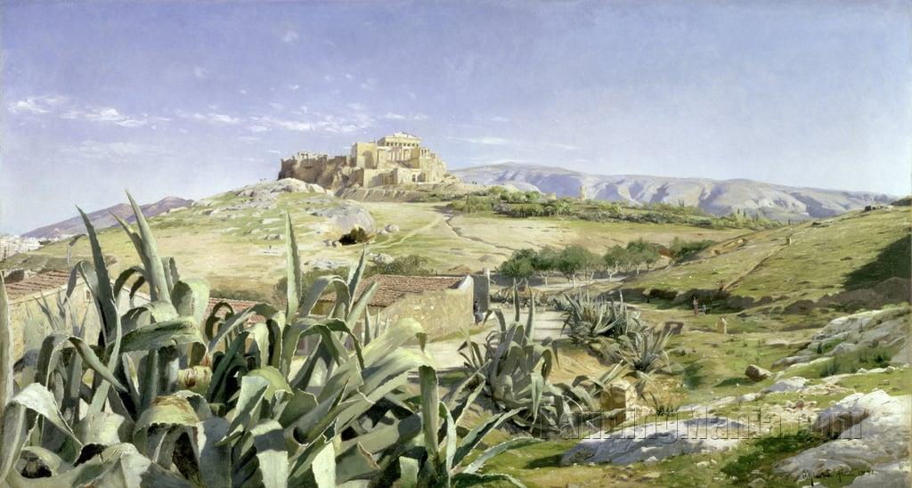 View towards the Acropolis