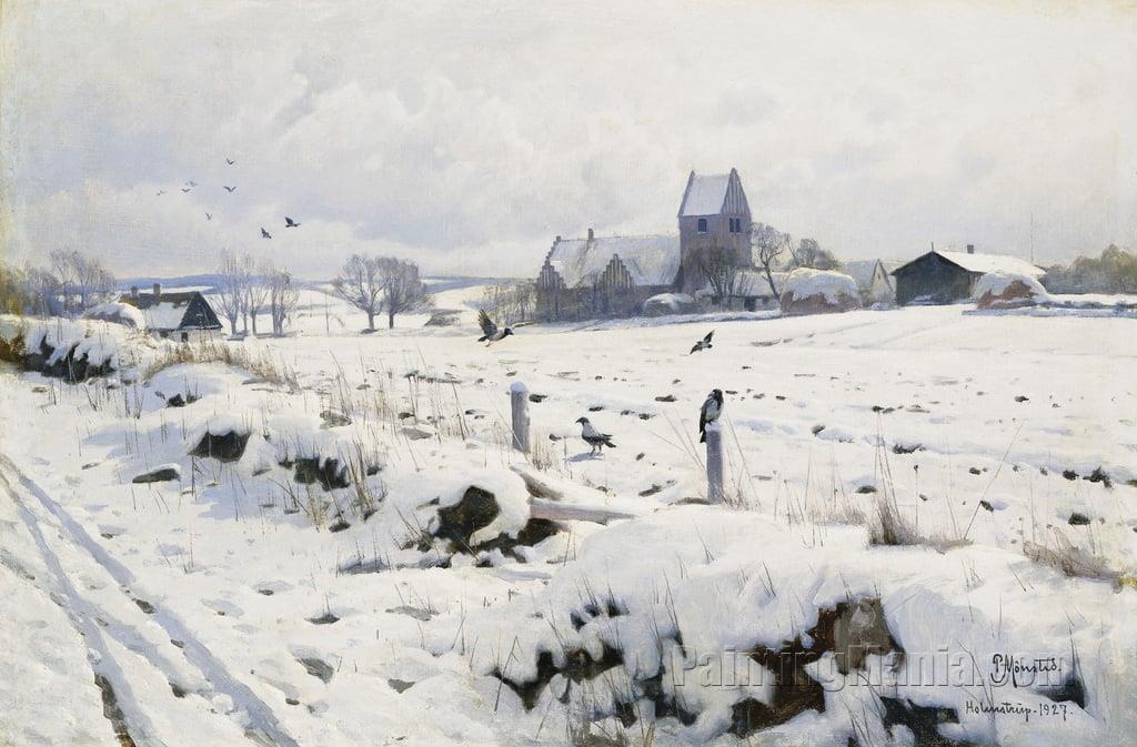 A Winter Landscape, Holmstrup