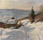 Sonniger Wintertag In Norwegen