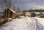 A Winter Landscape. Lillehammer