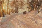 Winter Landscape with Sleigh