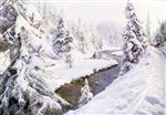 Winter Landscape. St Moritz