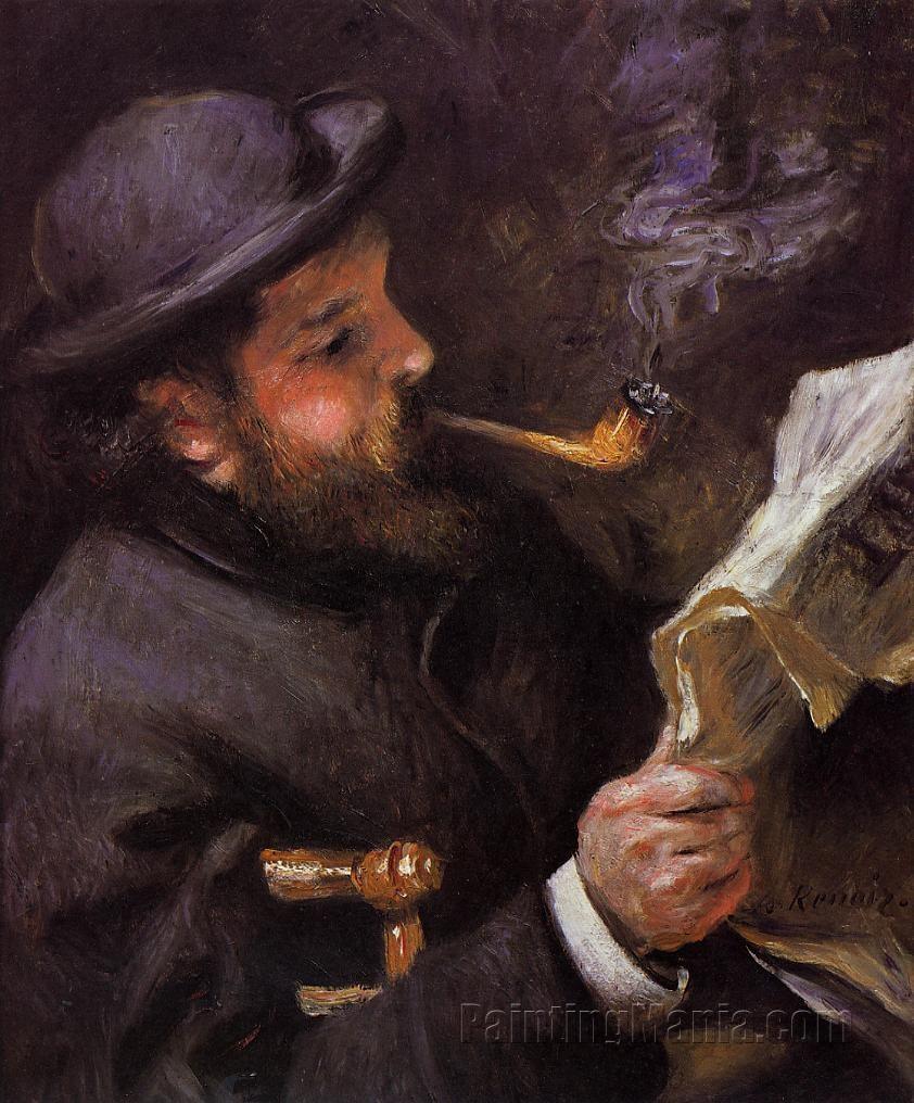 Claude Monet Reading
