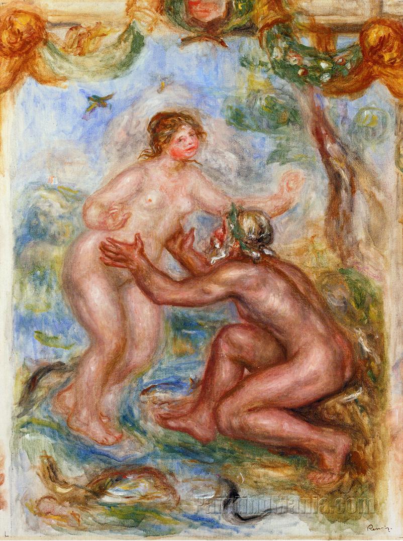 Study for "The Saone Embraced by the Rhone"