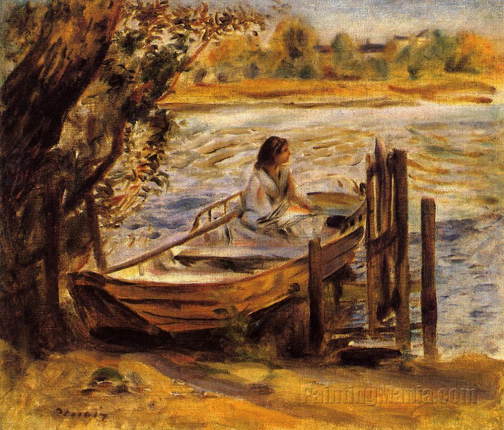 Young Woman in a Boat
