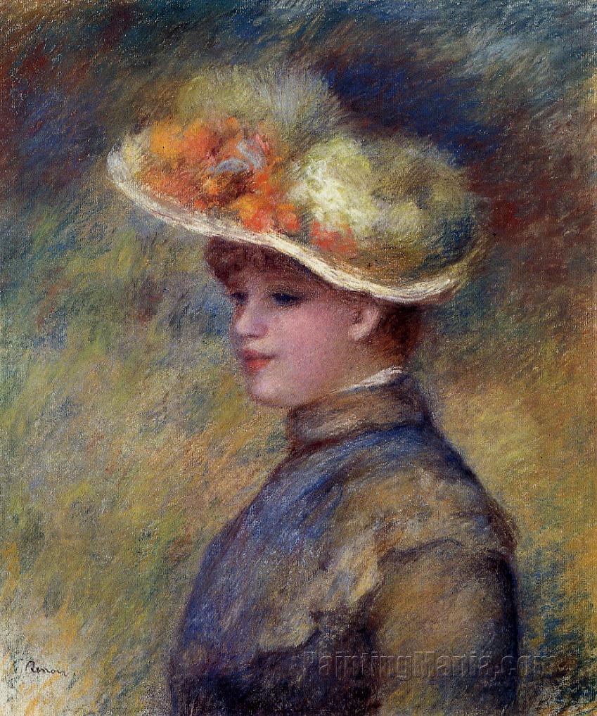 Young Woman Wearing a Hat