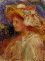Profile of a Young Woman in a Hat