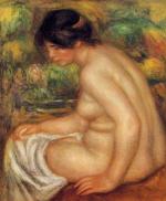 Seated Nude in Profile (Gabrielle)