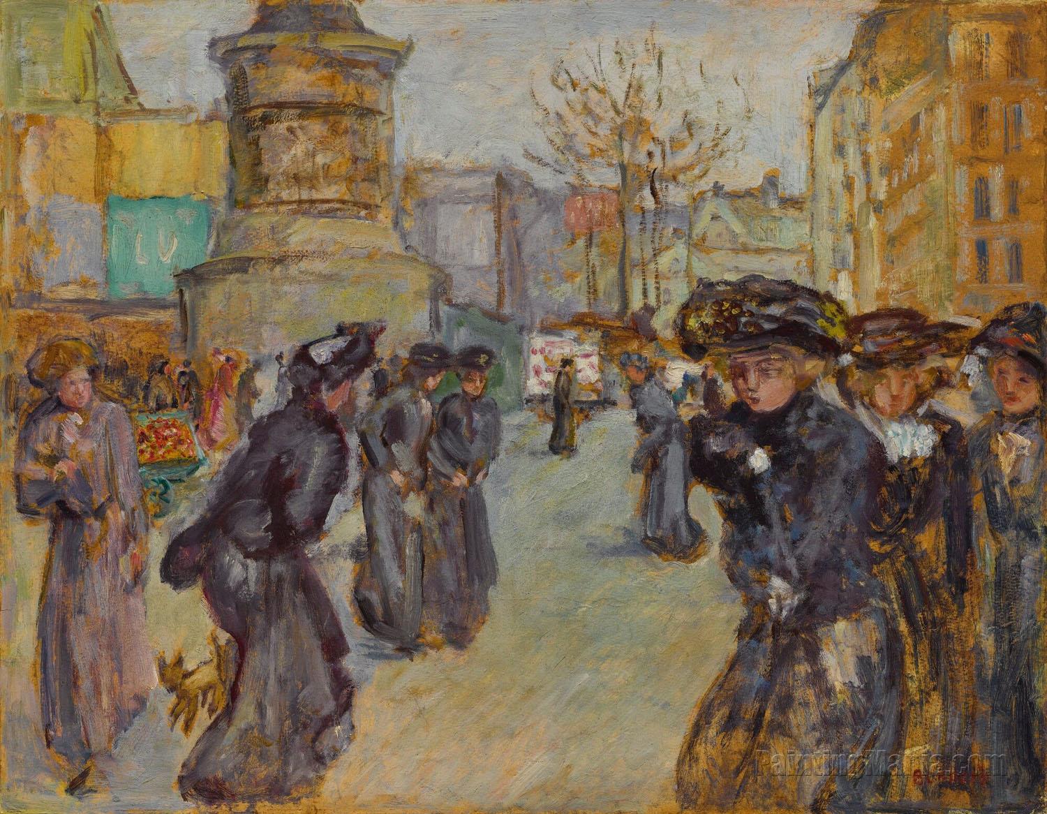 La Place Clichy 1900