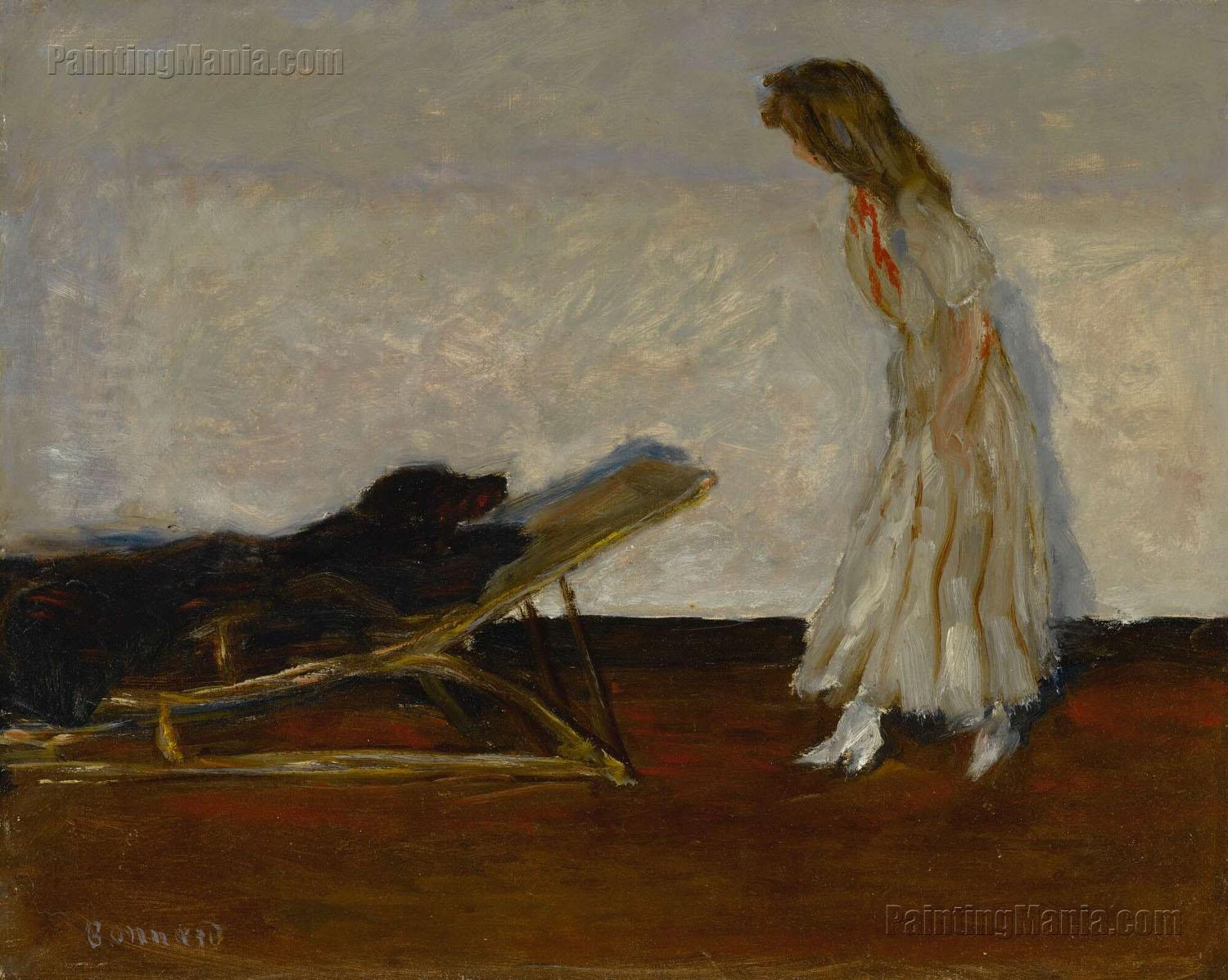 Marthe and the Dog, Black