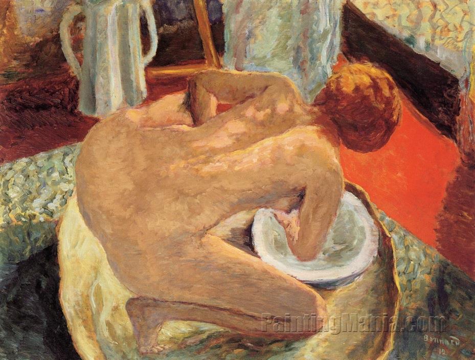 Woman in a Tub (Nude Crouching in a Tub)