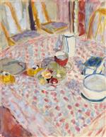 Still Life on a red Checked Tablecloth