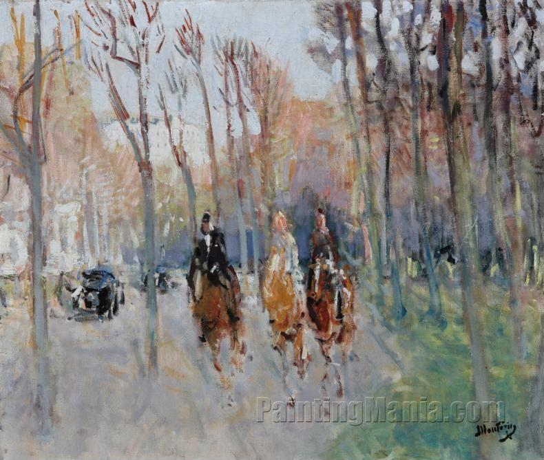 Riders in Bois de Boulogne