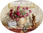 Still Life with Carnations (Vase with Flowers on the Locker)
