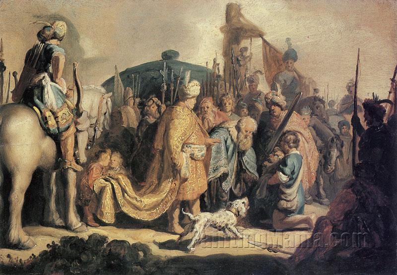 David Presents the Head of Goliath to King Saul