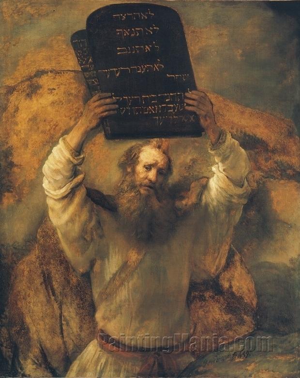 Moses Destroying the Tablets