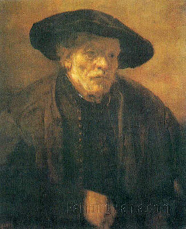 Old man with a Beret