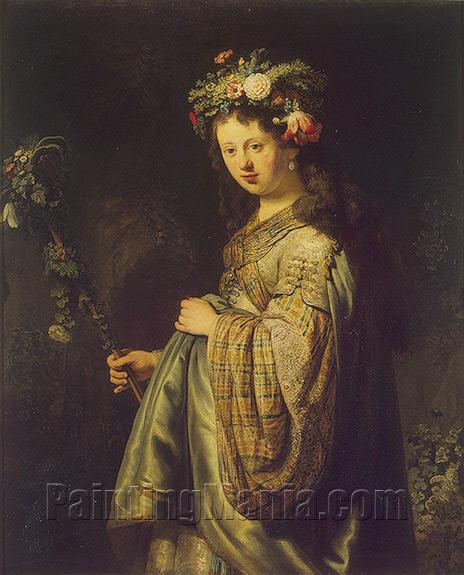 Saskia Dressed as Flora