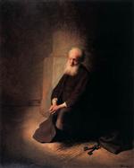 Apostle Peter Kneeling in Prison