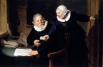 Double Portrait of Jan Rijcksen and His Wife Griet Jans (The Shipbuilder and his Wife)