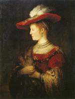 Saskia with a Bonnet