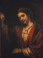 Woman in a Doorway (Portrait of Hendrickje Stoffels)