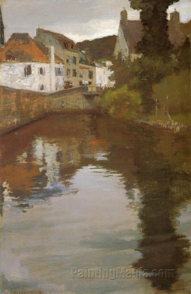 Canal Scene, Pont Aven