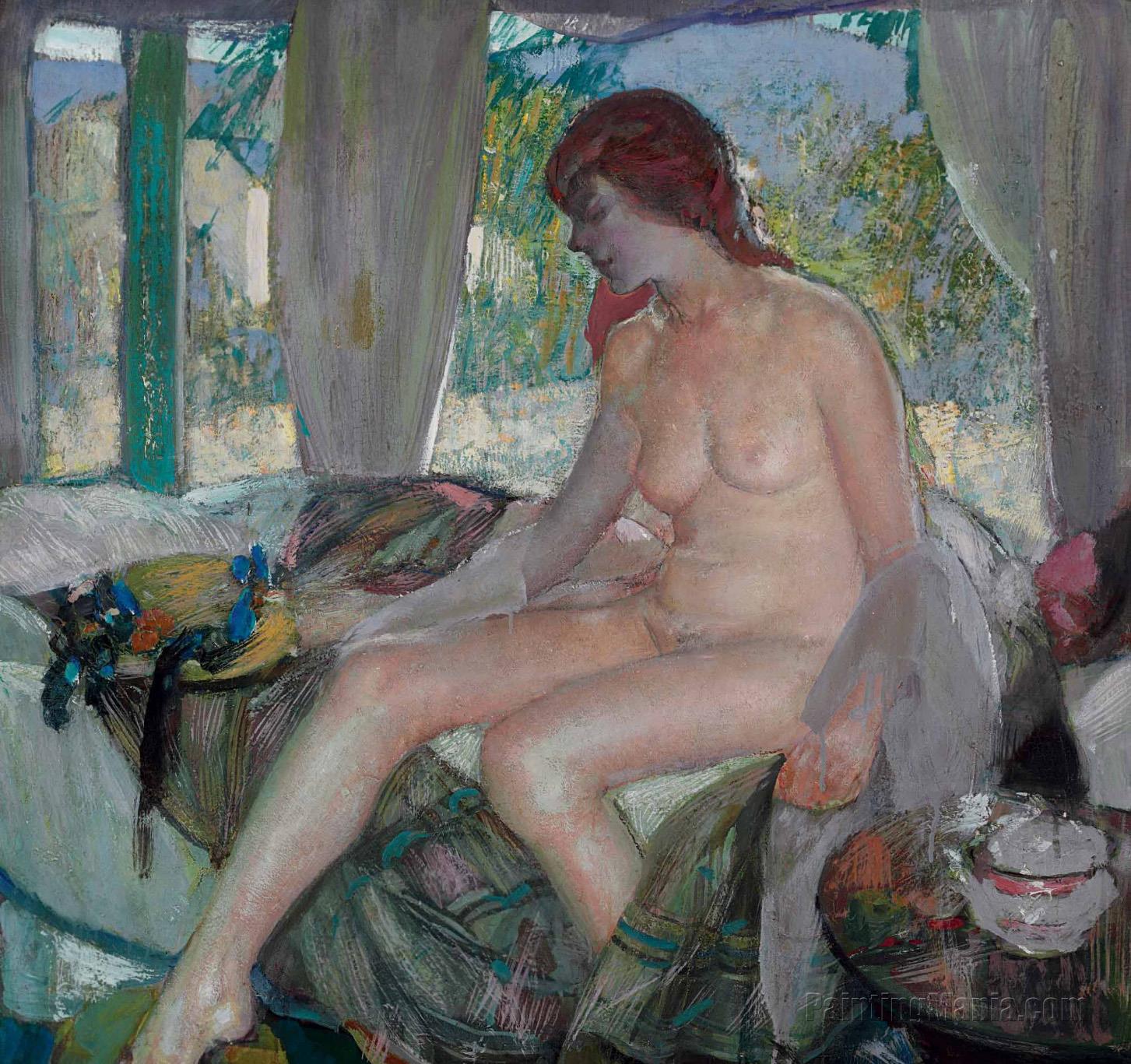 Nude in Interior (Morning Contemplation)