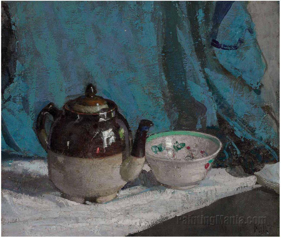 Teapot and Bowl