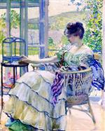 Contemplation (Woman Seated next to Birdcage)