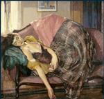 Girl Sleeping (The Plaid Skirt)