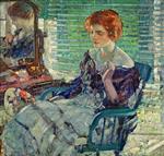 Seated Lady with Red Hair