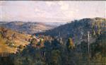 The valley from Olinda top 'Let the Rose glow intense and warm the air' - Keats