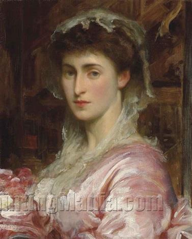 Portrait of May Sartoris, Mrs Henry Evans Gordon
