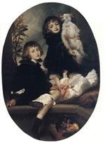 Portrait of Ida, Adrian and Frederic Marryat