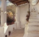 The Staircase of a House at Capri