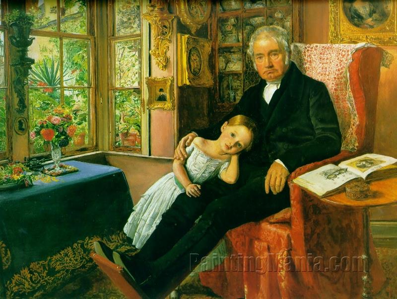 James Wyatt and His Grandaughter Mary